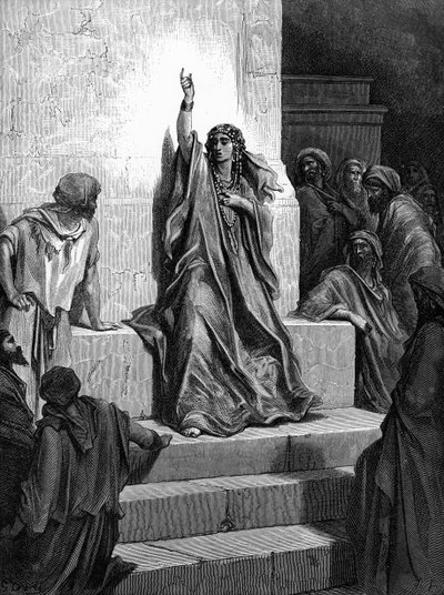 Il canto di trionfo di Debora da Gustave Dore